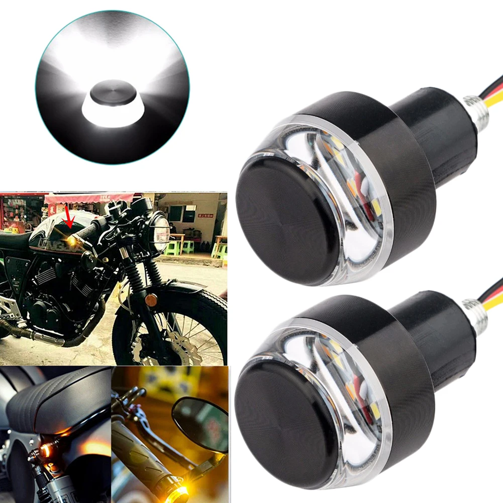 Motorcycle Gear Yellow - 2 szt. Kierunkowskazów LED na końce