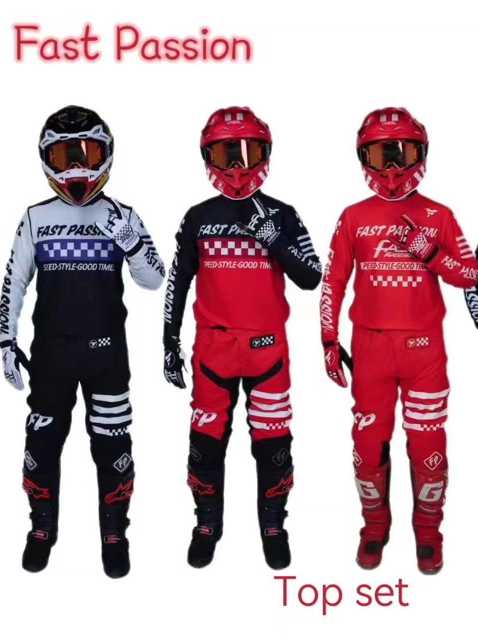 Motorcycle Gear For Woman - Zestaw motocyklowy Fastpassion 2025 dla Foxa,