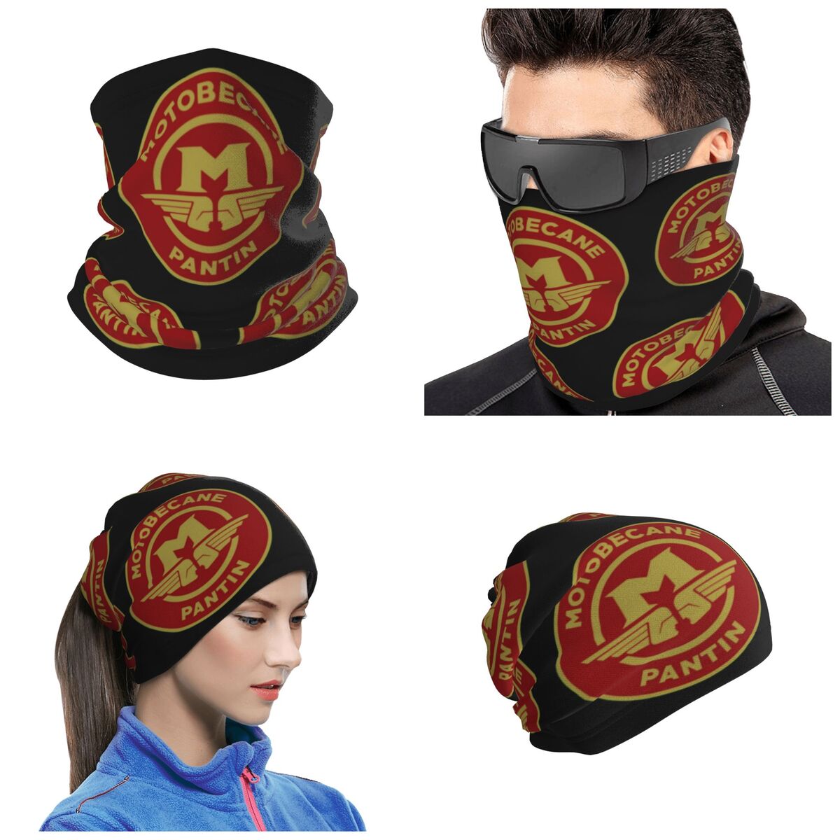 Neck Warmer Balaclava - Motobecane Bandana Ochronna Chusta na Szyję