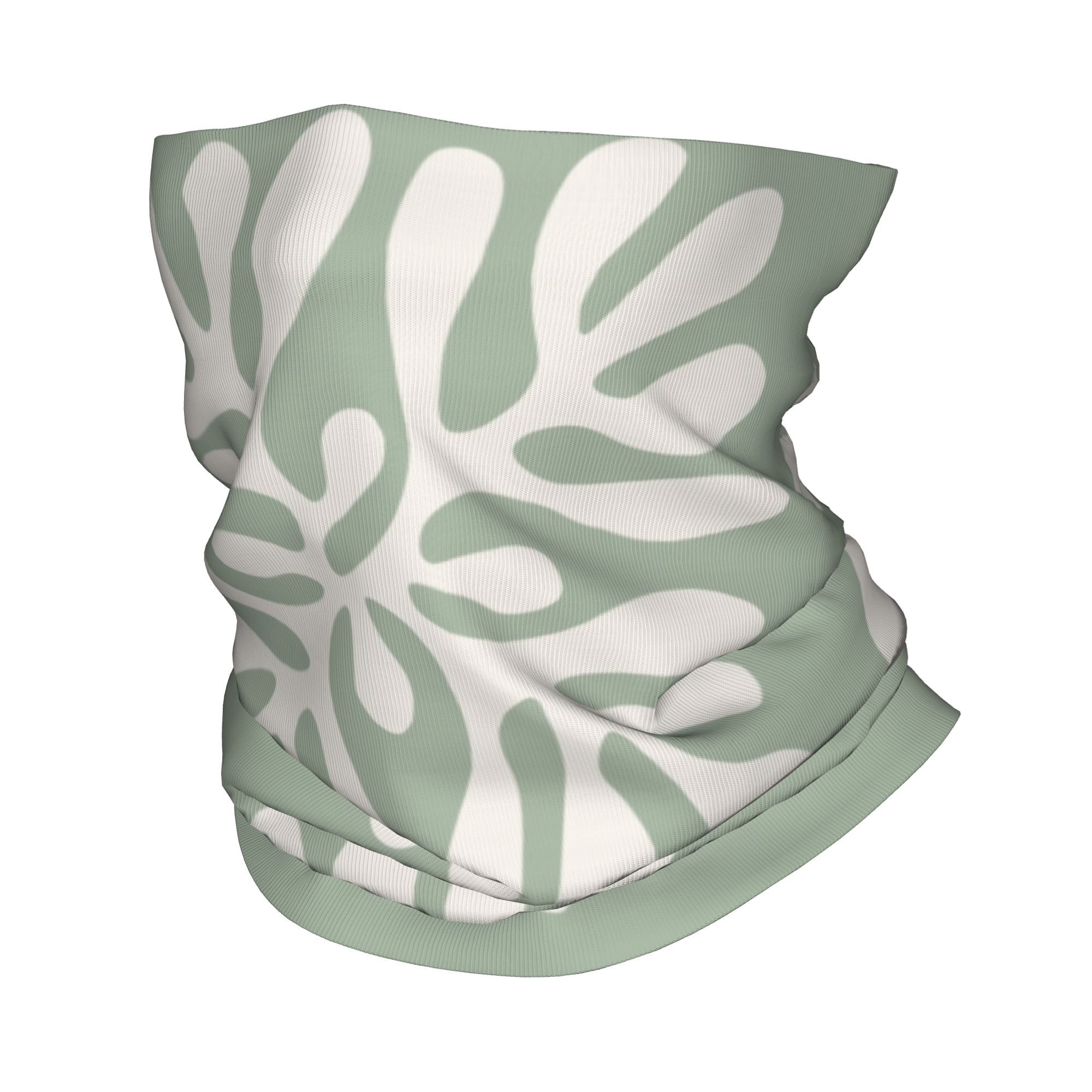 Neck Warmer Balaclava - Zielona bandana w kolorze szałwiowym na
