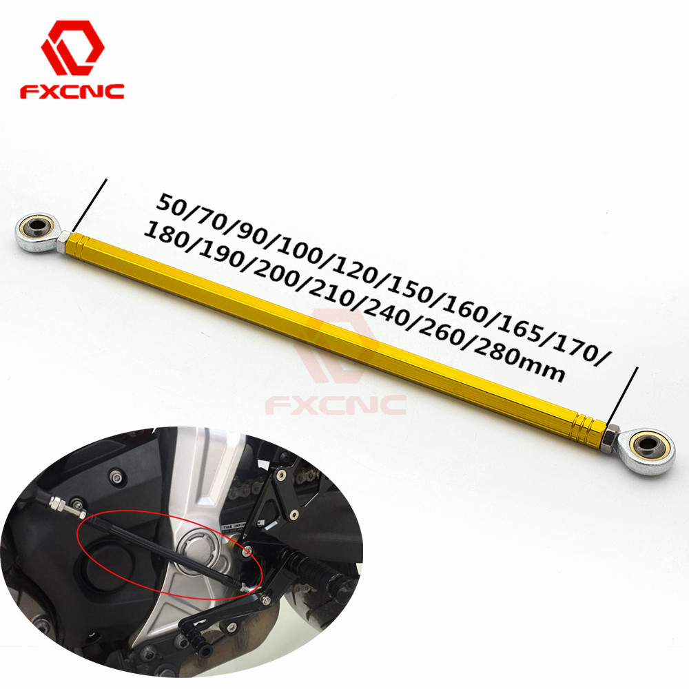 Motorcycle Gear Linkage Rod - Złote podnóżki motocyklowe 40 70 90
