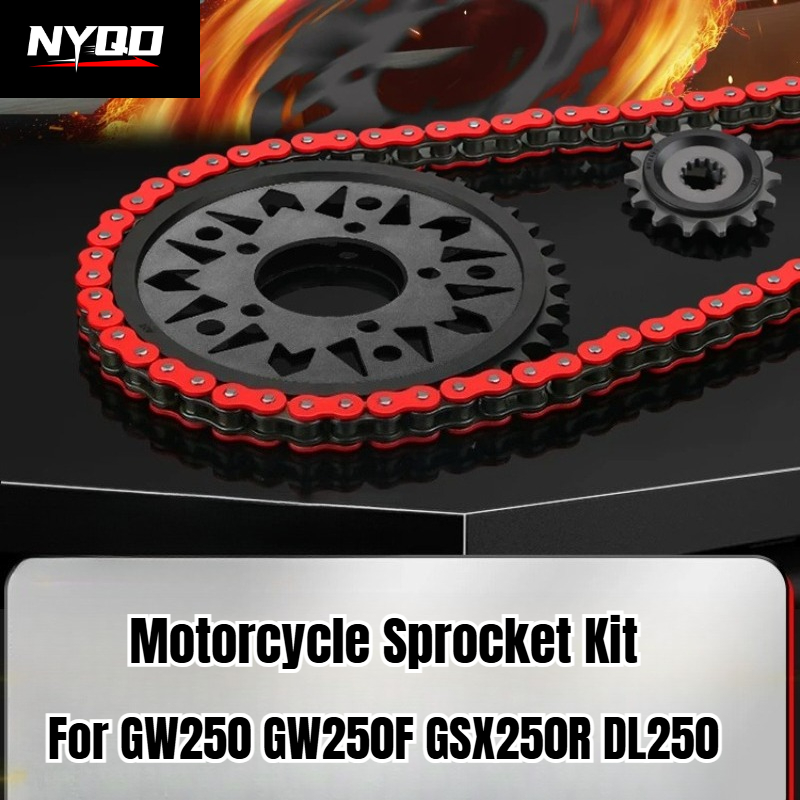 Motorcycle Gear Oil For Chain - Zestaw łańcucha z uszczelką olejową i