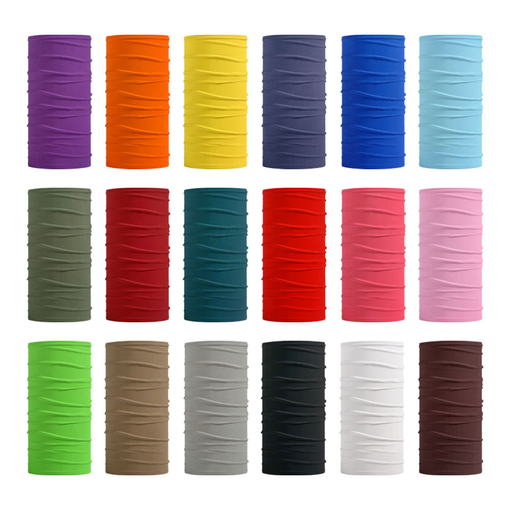 Neck Warmer Balaclava - Bezszwowe bandany w jednolitym kolorze mężczyźni