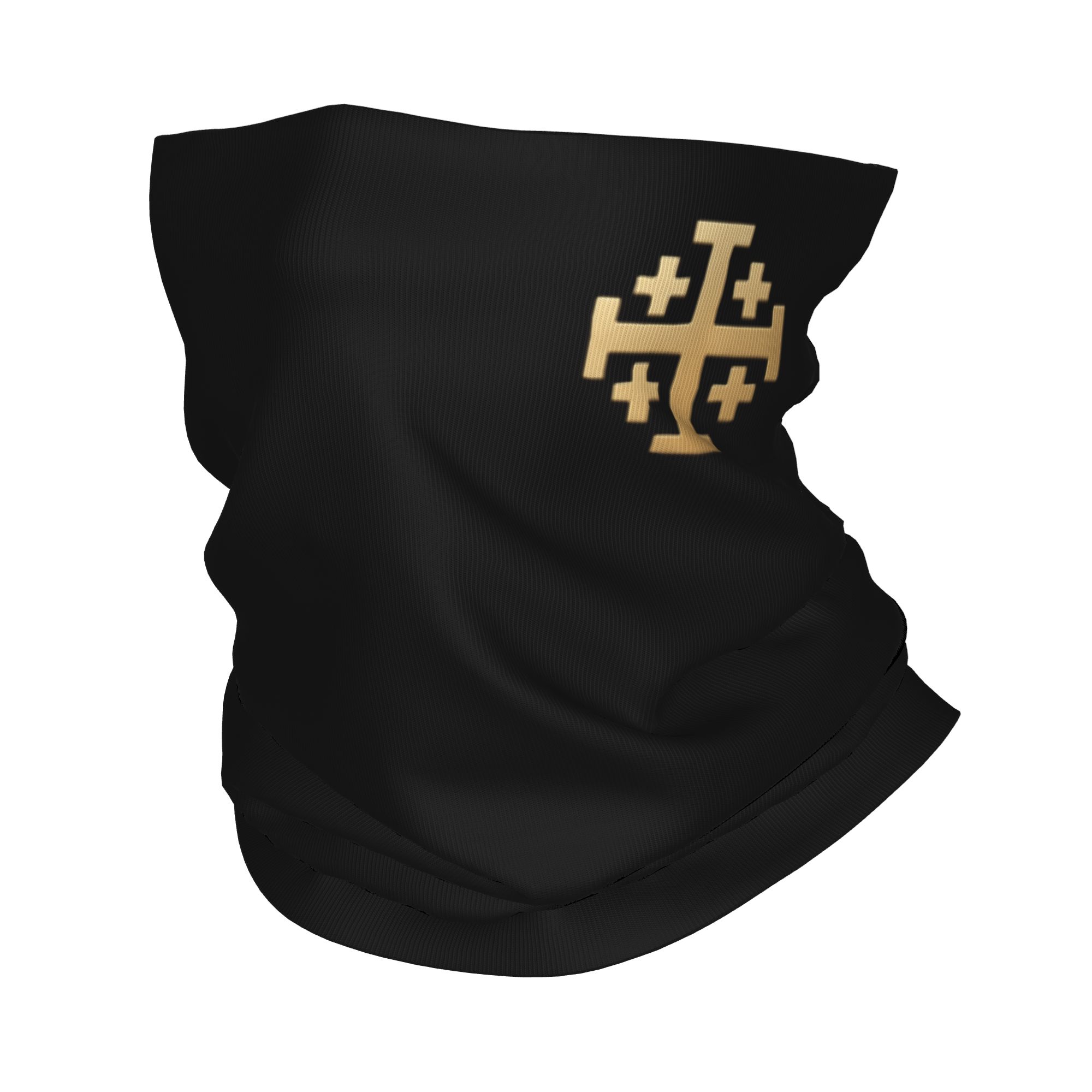 Neck Warmer Balaclava - Krzyż Jerozolimski Rycerski Chrześcijański Bandana Ochraniacz