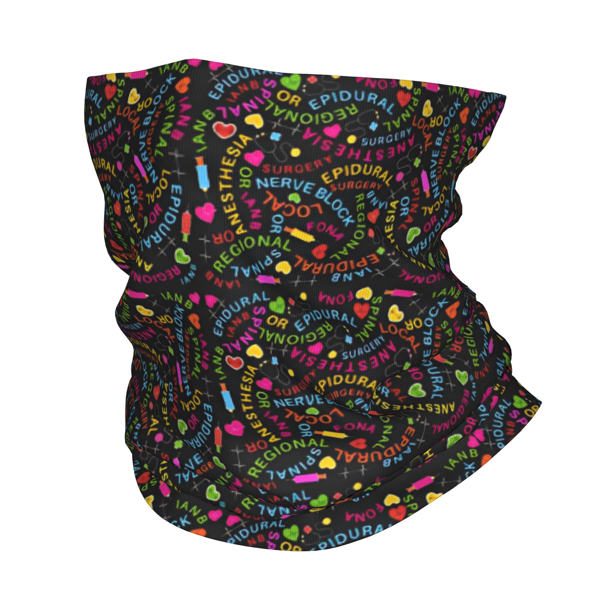 Neck Warmer Balaclava - Anestezja Anestezjologia Medyczna Bandana Komin Ochraniacz