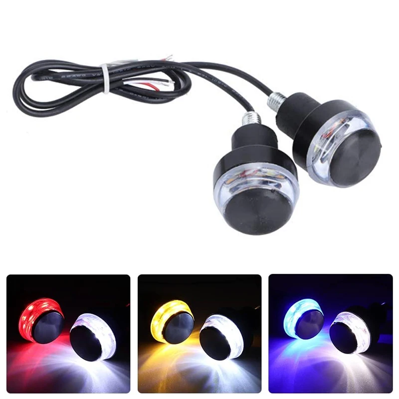 Motorcycle Gear Yellow - 1/2 szt. Kierownica motocykla kierunkowskazy LED