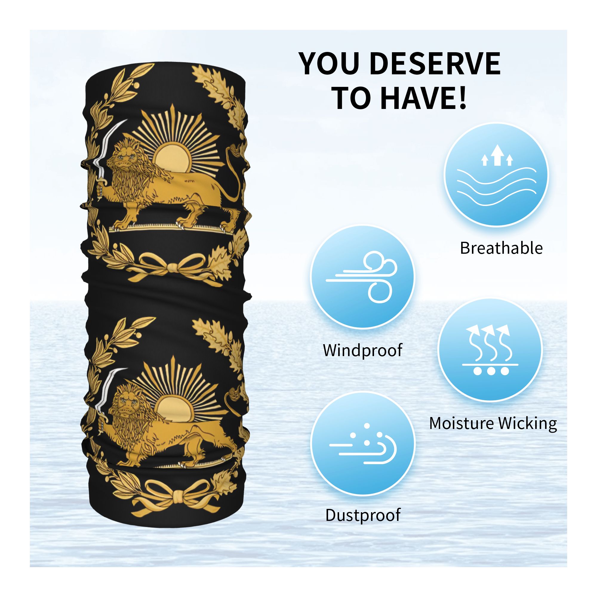 Maska na twarz z motywem lwa i – Neck Warmer Balaclava recenzja i cena