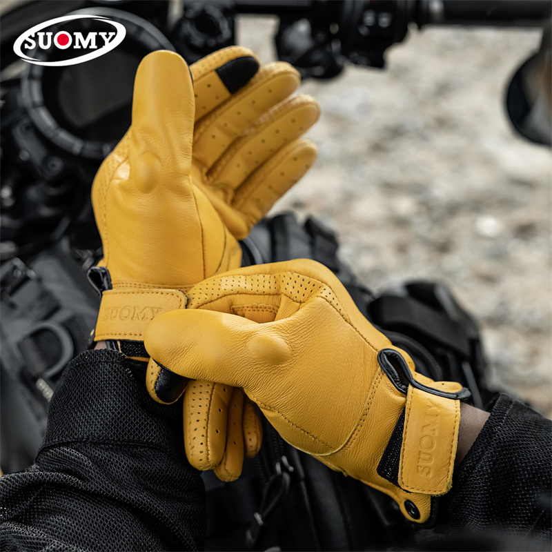 Nieperforowane żółte retro skó – Motorcycle Gear Yellow recenzja i cena