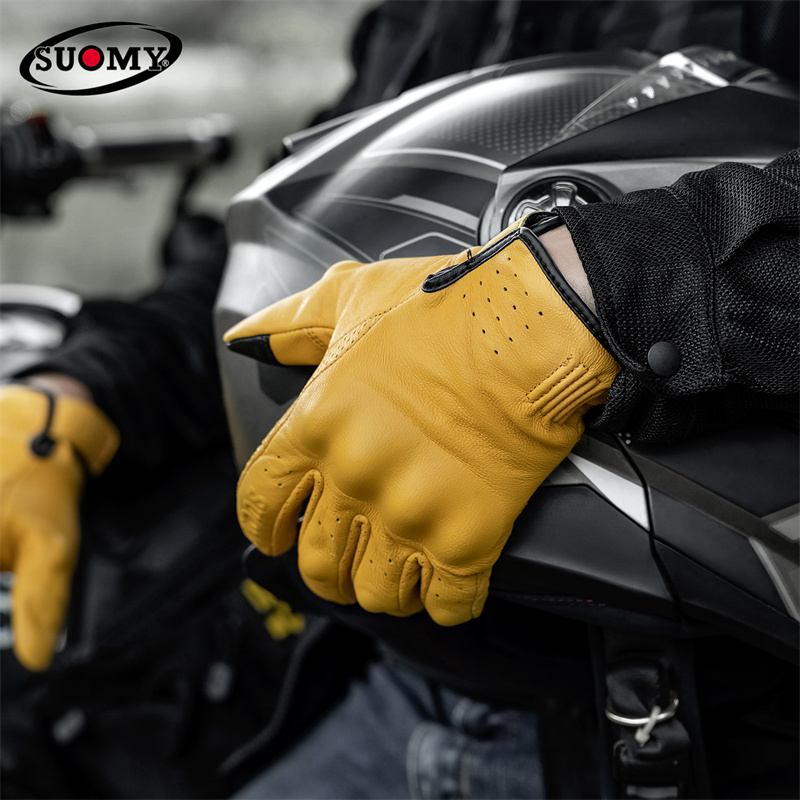 Nieperforowane żółte retro skó – Motorcycle Gear Yellow recenzja i cena