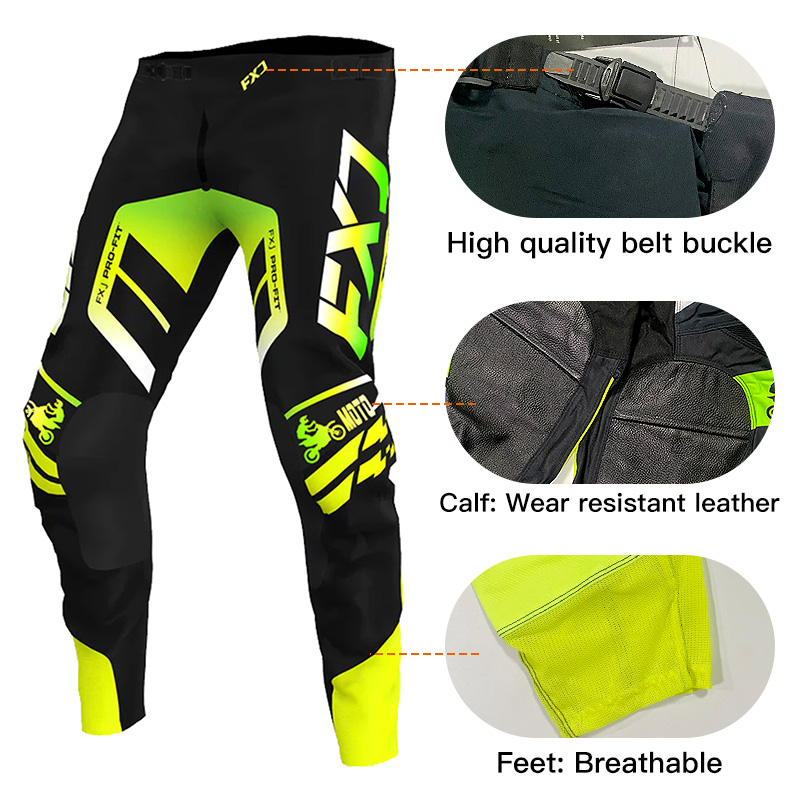 Koszulka i spodnie motocyklowe – Motorcycle Gear Yellow recenzja i cena
