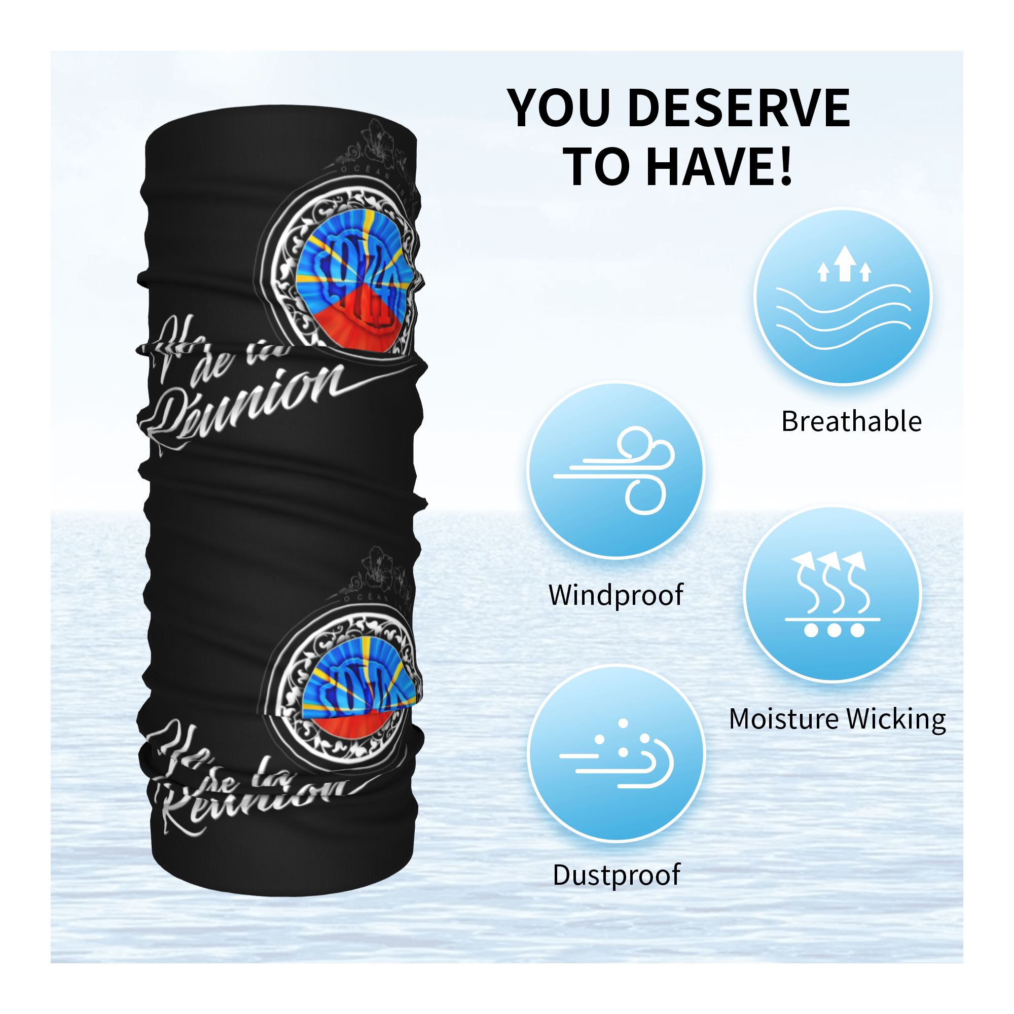 Reunion Island 974 Bandana Kom – Neck Warmer Balaclava recenzja i cena