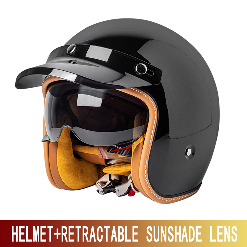 Nowy kask motocyklowy w stylu  – Motorcycle Gear Yellow recenzja i cena