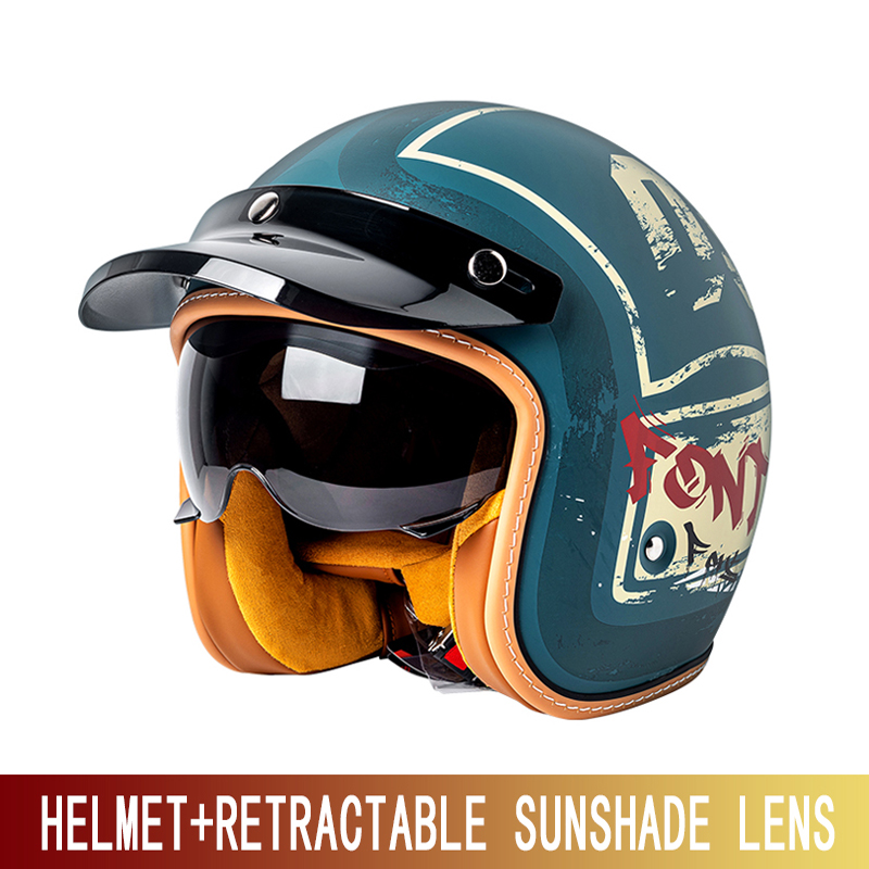 Nowy kask motocyklowy w stylu  – Motorcycle Gear Yellow recenzja i cena